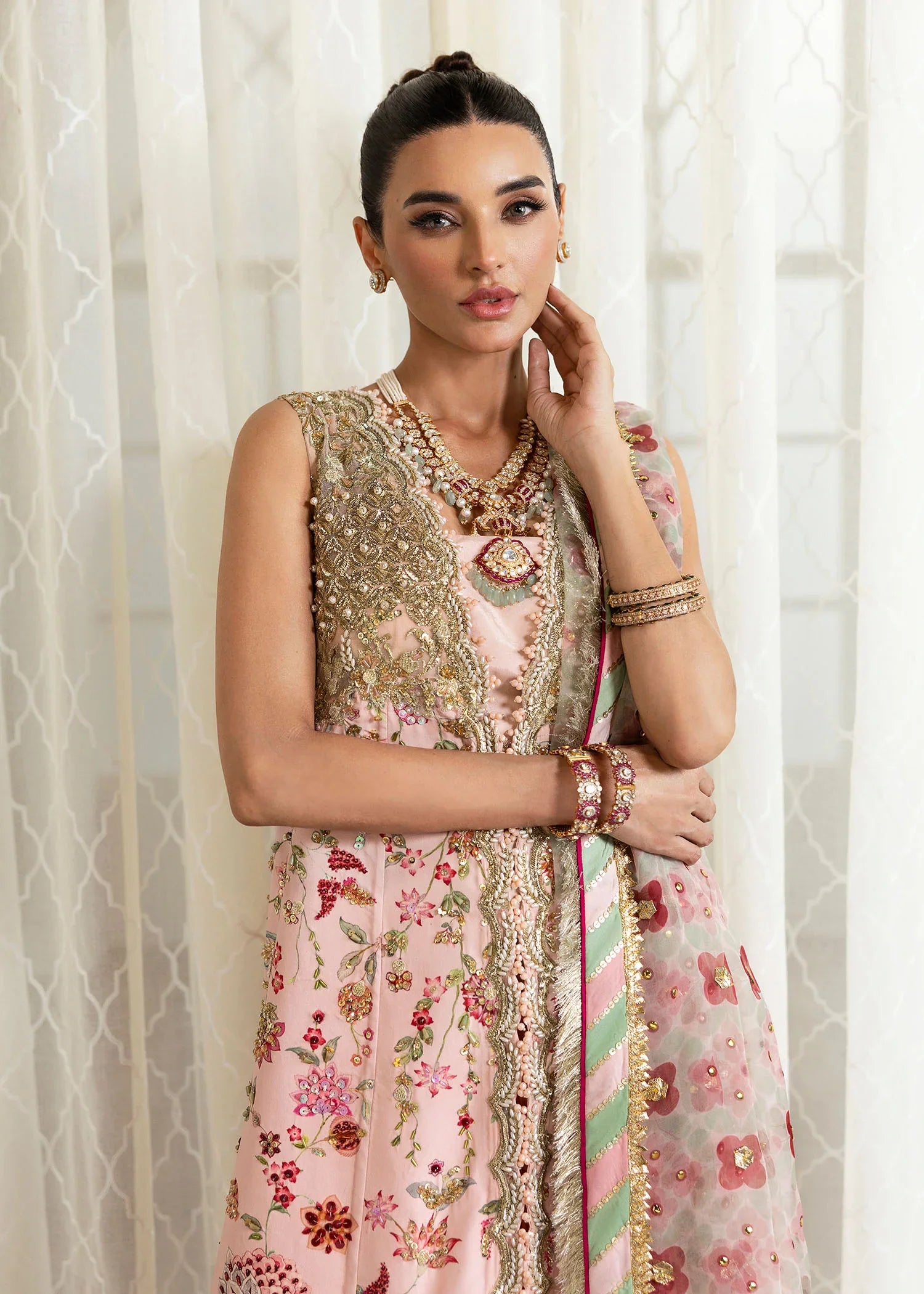 Crimson | CRIMSON X SAIRA SHAKIRA WEDDING '24 | Crystal Chinoiserie - House Of Hania
