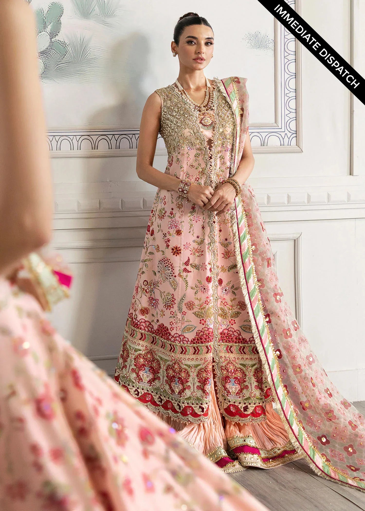 Crimson | CRIMSON X SAIRA SHAKIRA WEDDING '24 | Crystal Chinoiserie - House Of Hania