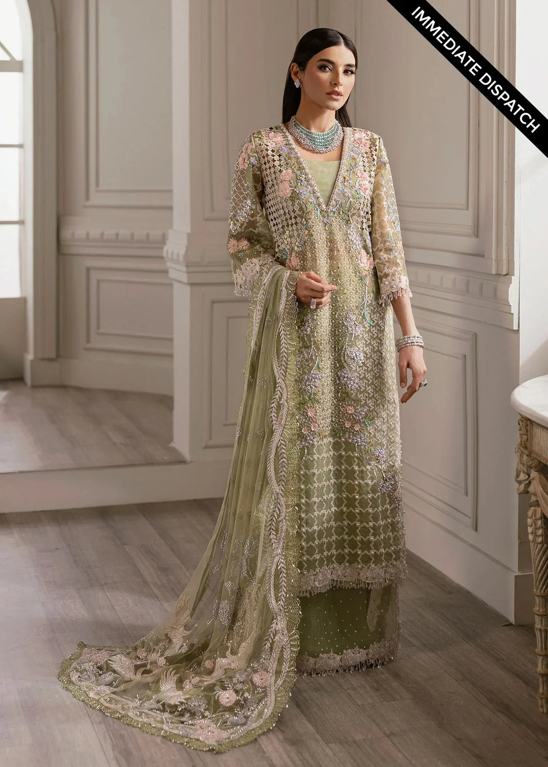 Crimson | CRIMSON X SAIRA SHAKIRA WEDDING '24 | Sparkle Cascade - House Of Hania