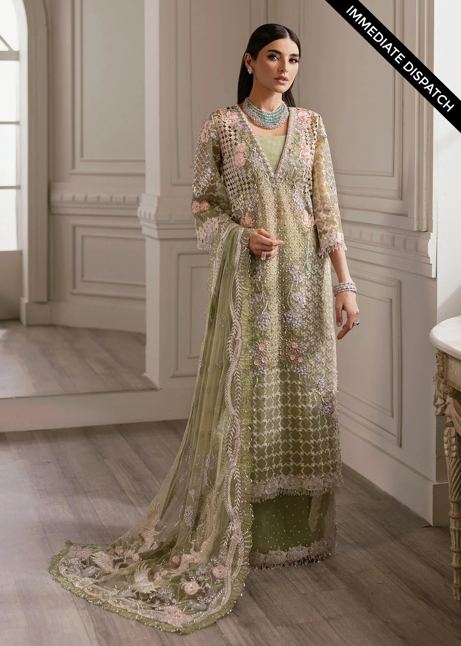 Crimson | CRIMSON X SAIRA SHAKIRA WEDDING '24 | Sparkle Cascade - House Of Hania