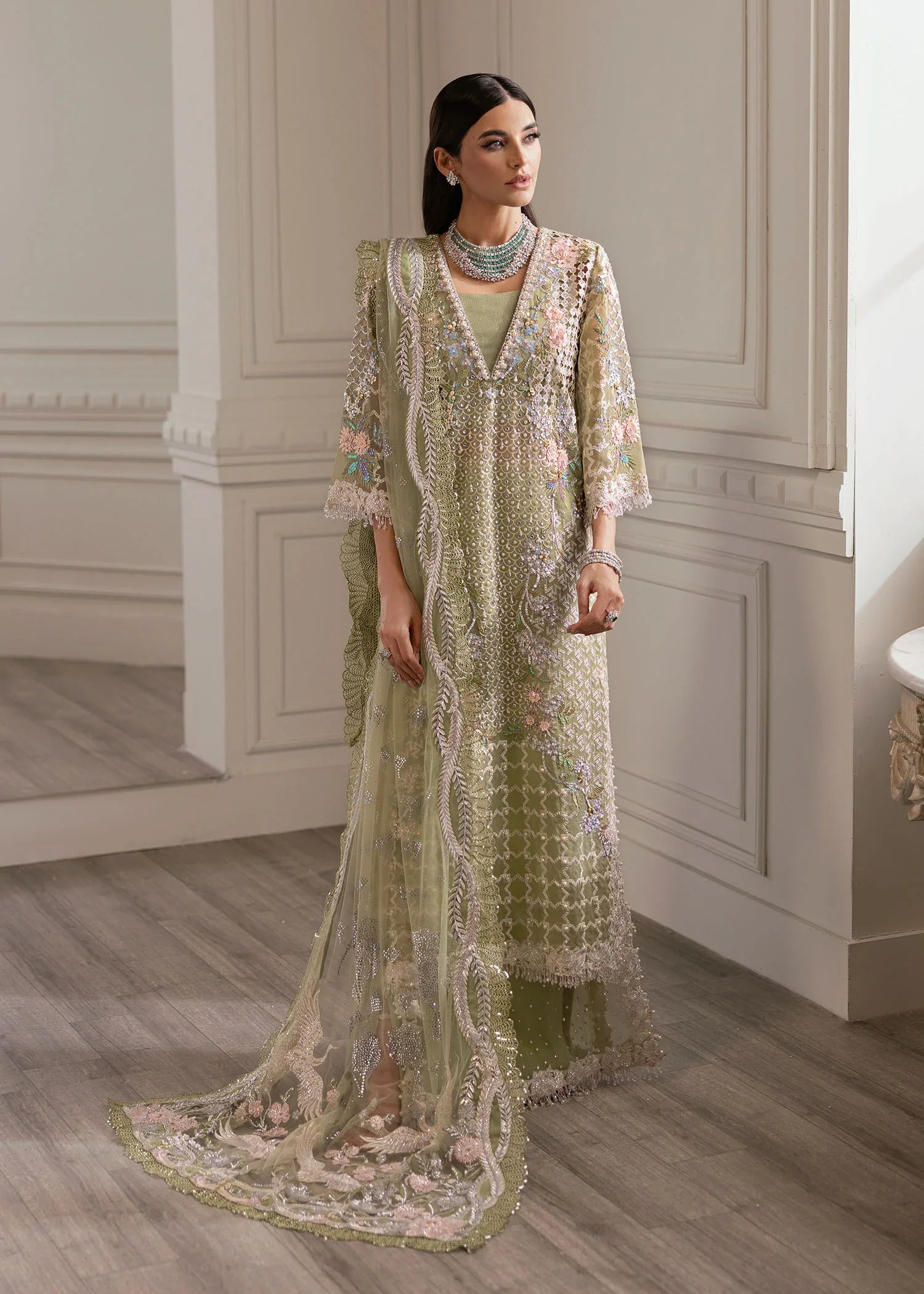 Crimson | CRIMSON X SAIRA SHAKIRA WEDDING '24 | Sparkle Cascade - House Of Hania