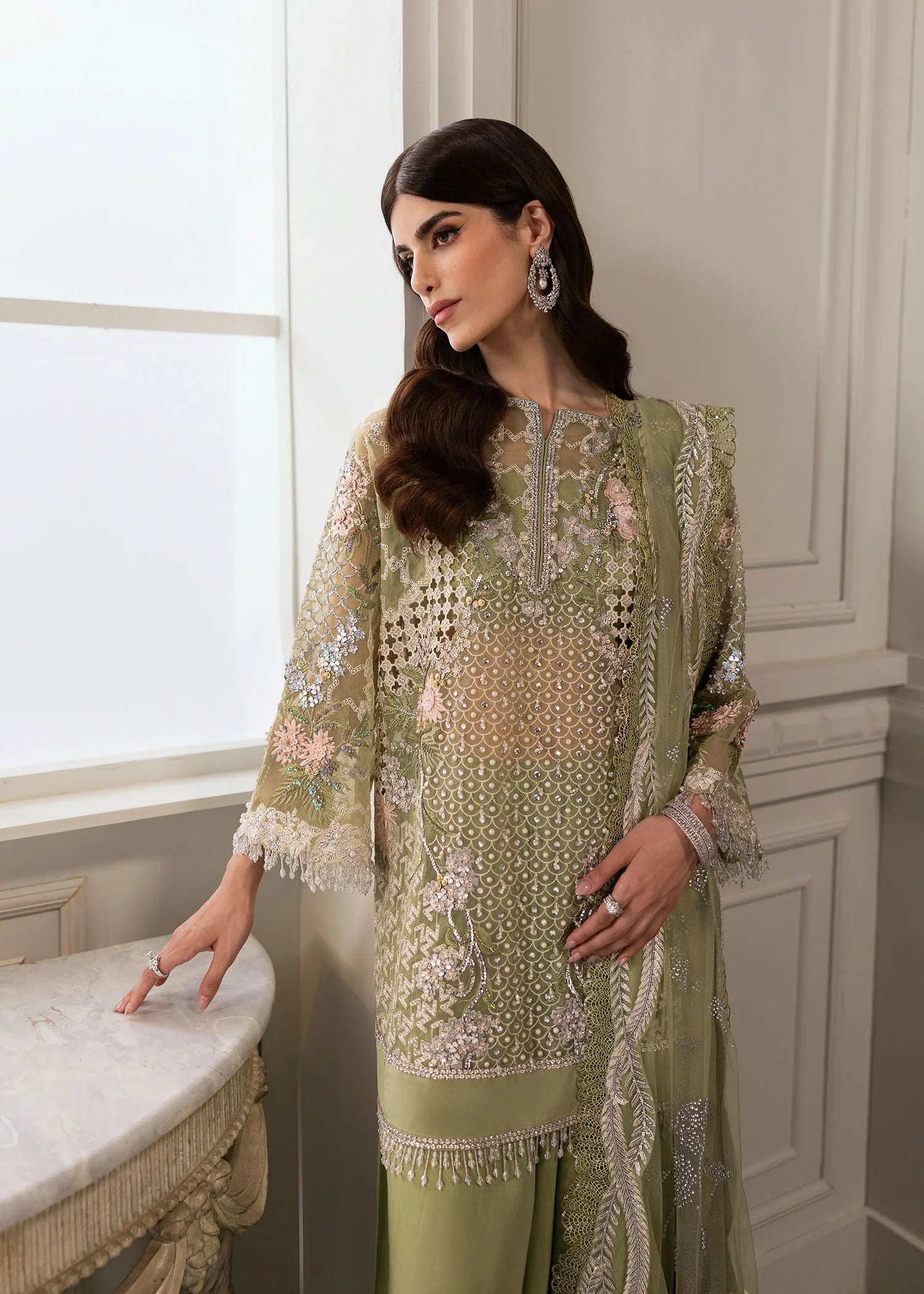Crimson | CRIMSON X SAIRA SHAKIRA WEDDING '24 | Sparkle Cascade - House Of Hania