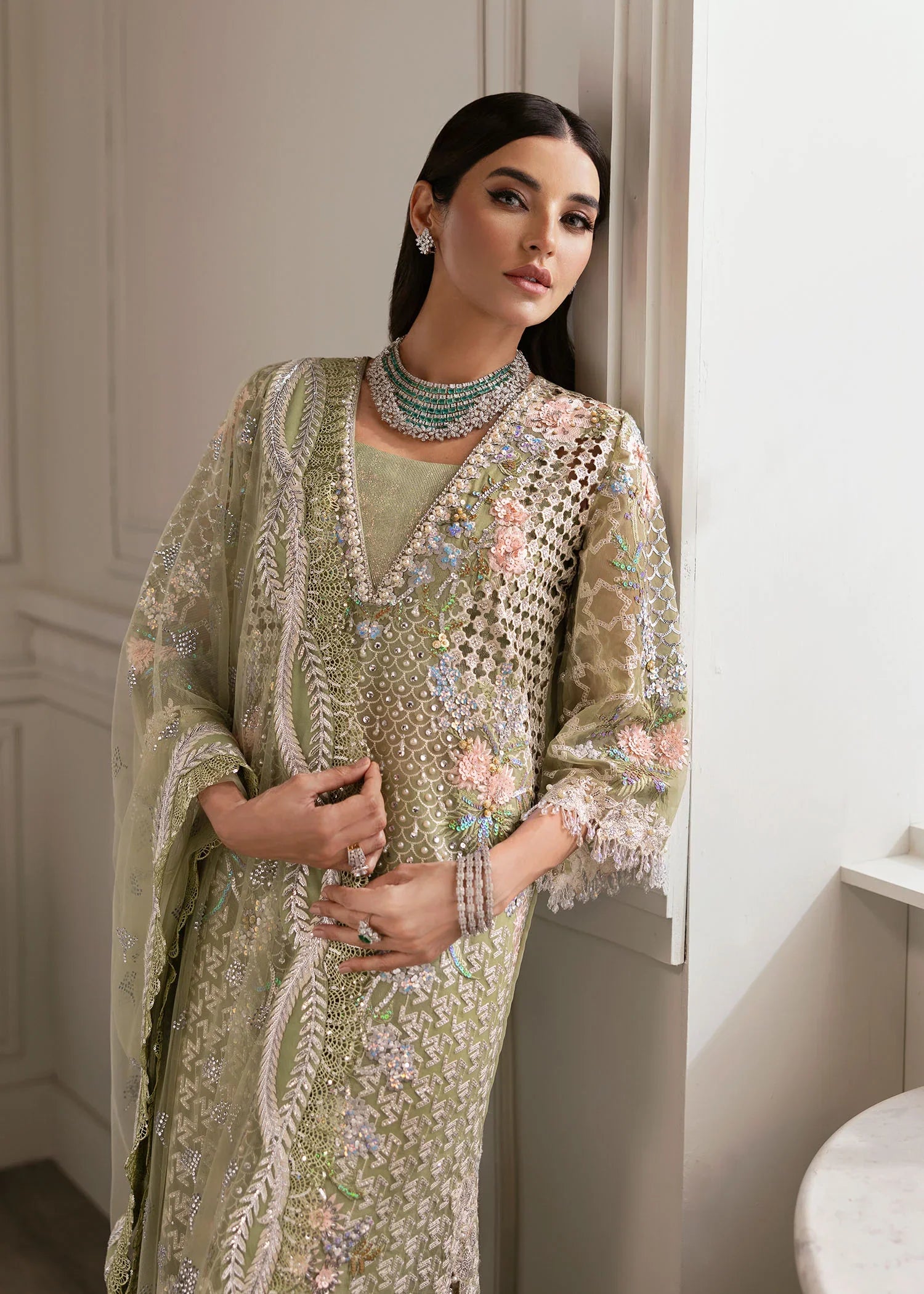 Crimson | CRIMSON X SAIRA SHAKIRA WEDDING '24 | Sparkle Cascade - House Of Hania