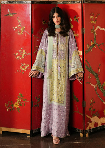 Crimson | Crimson Eid Prints | Jhilmil - Lilac - House Of Hania