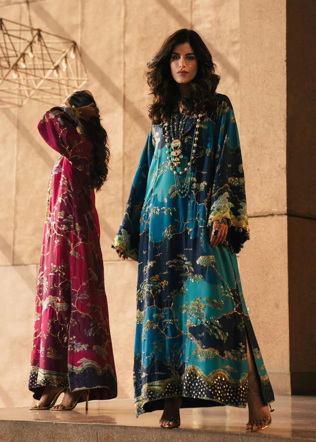 Crimson | Crimson Eid Prints | Laila - Midnight - House Of Hania