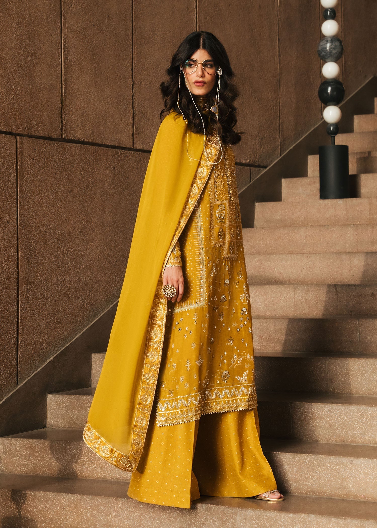 Crimson | Crimson Eid Prints | Patakha - Amber - House Of Hania