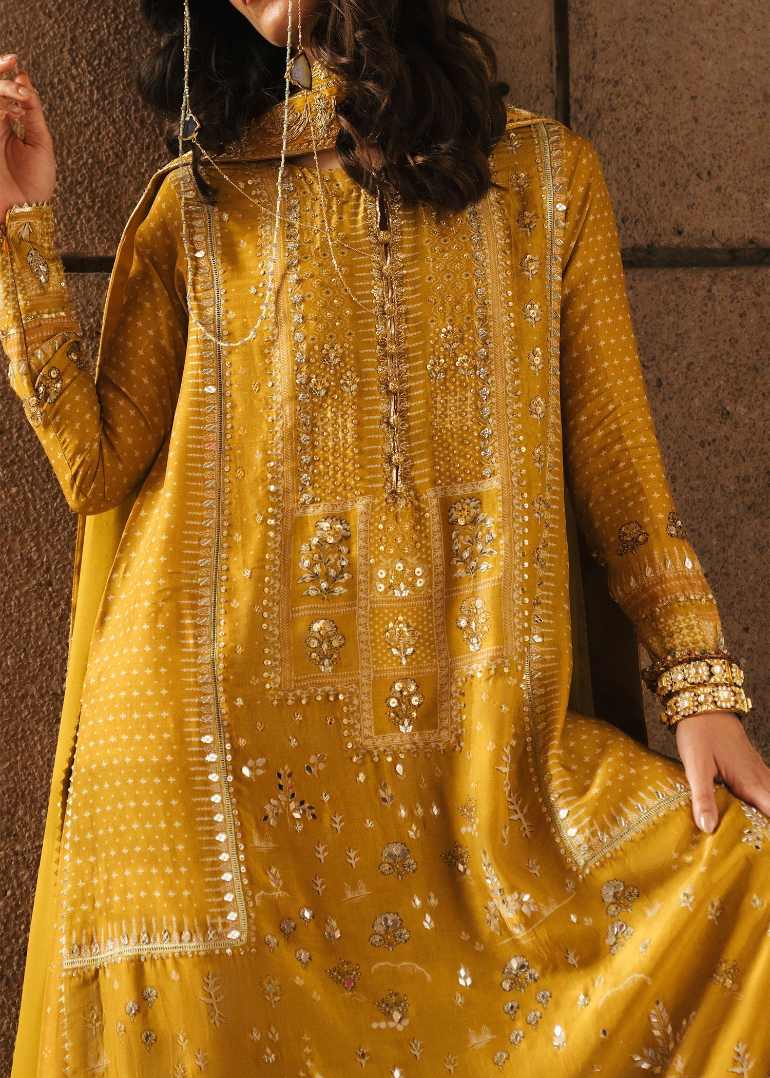 Crimson | Crimson Eid Prints | Patakha - Amber - House Of Hania