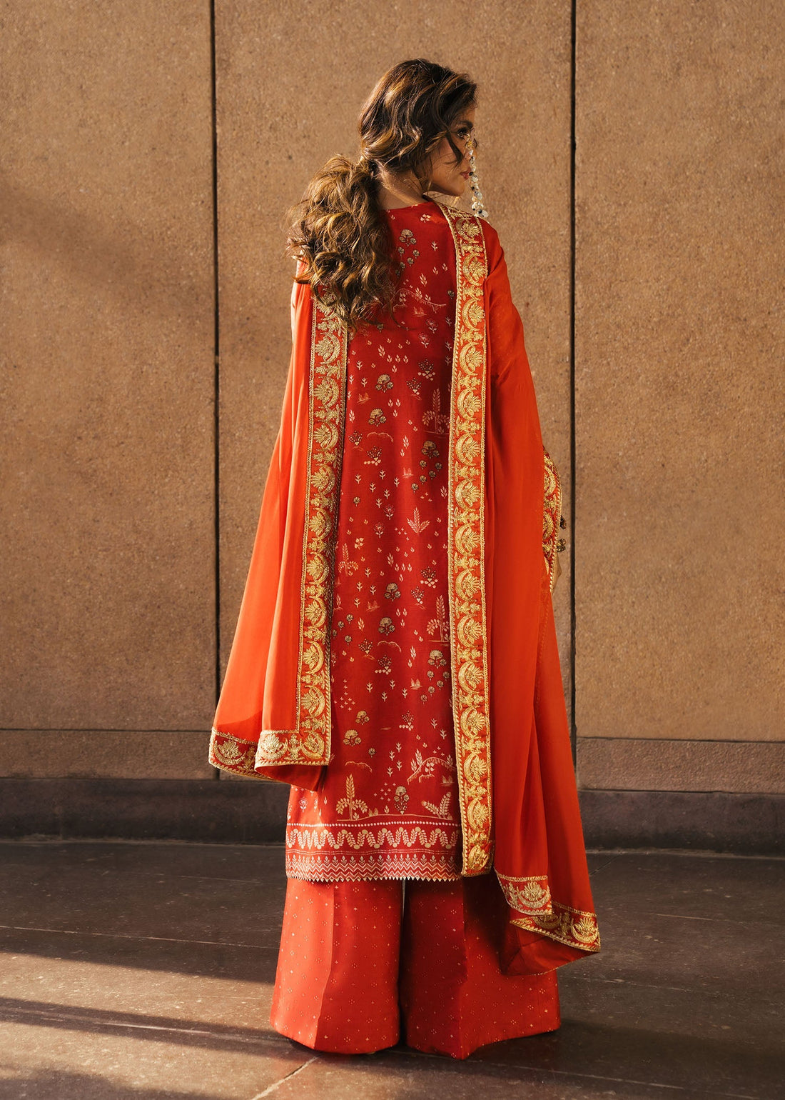 Crimson | Crimson Eid Prints | Patakha - Scarlet - House Of Hania