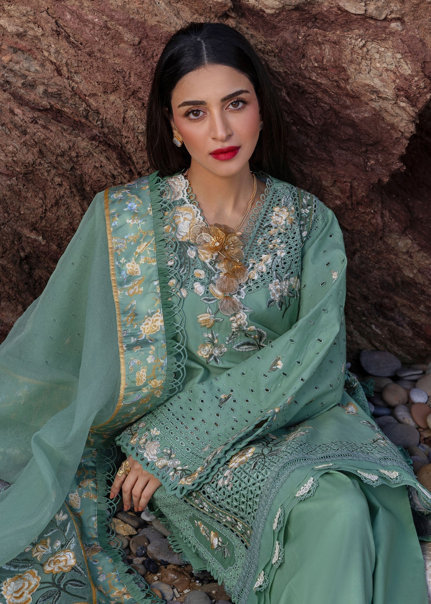 Crimson | Floe by Crimson | Parsi Threads - D5 A - House Of Hania