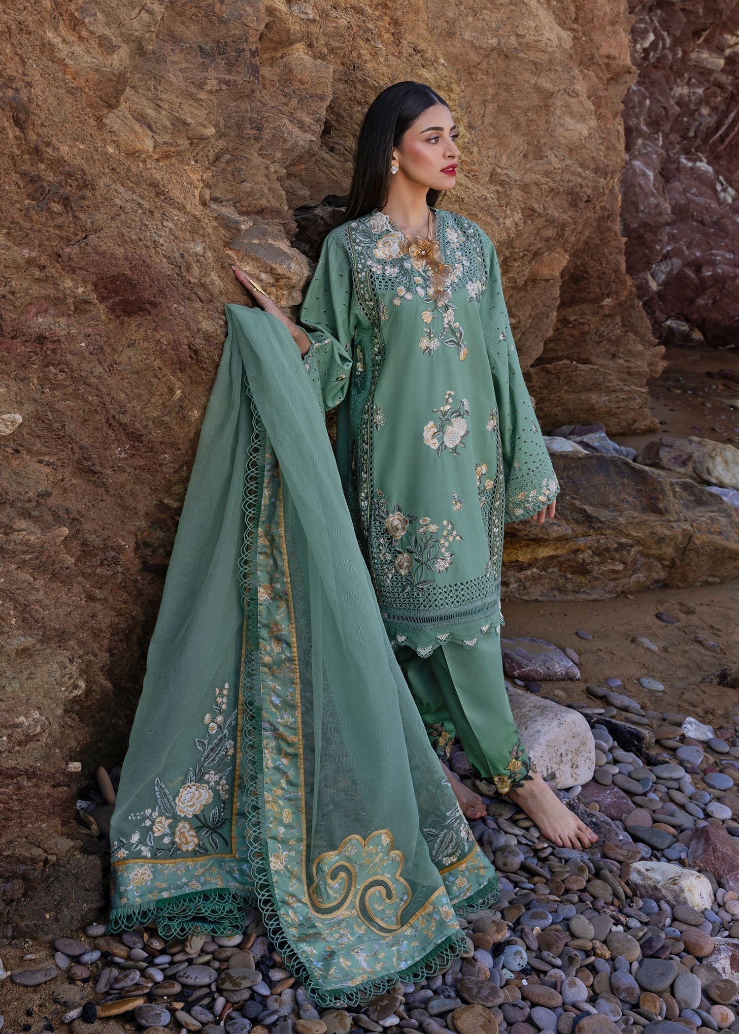 Crimson | Floe by Crimson | Parsi Threads - D5 A - House Of Hania