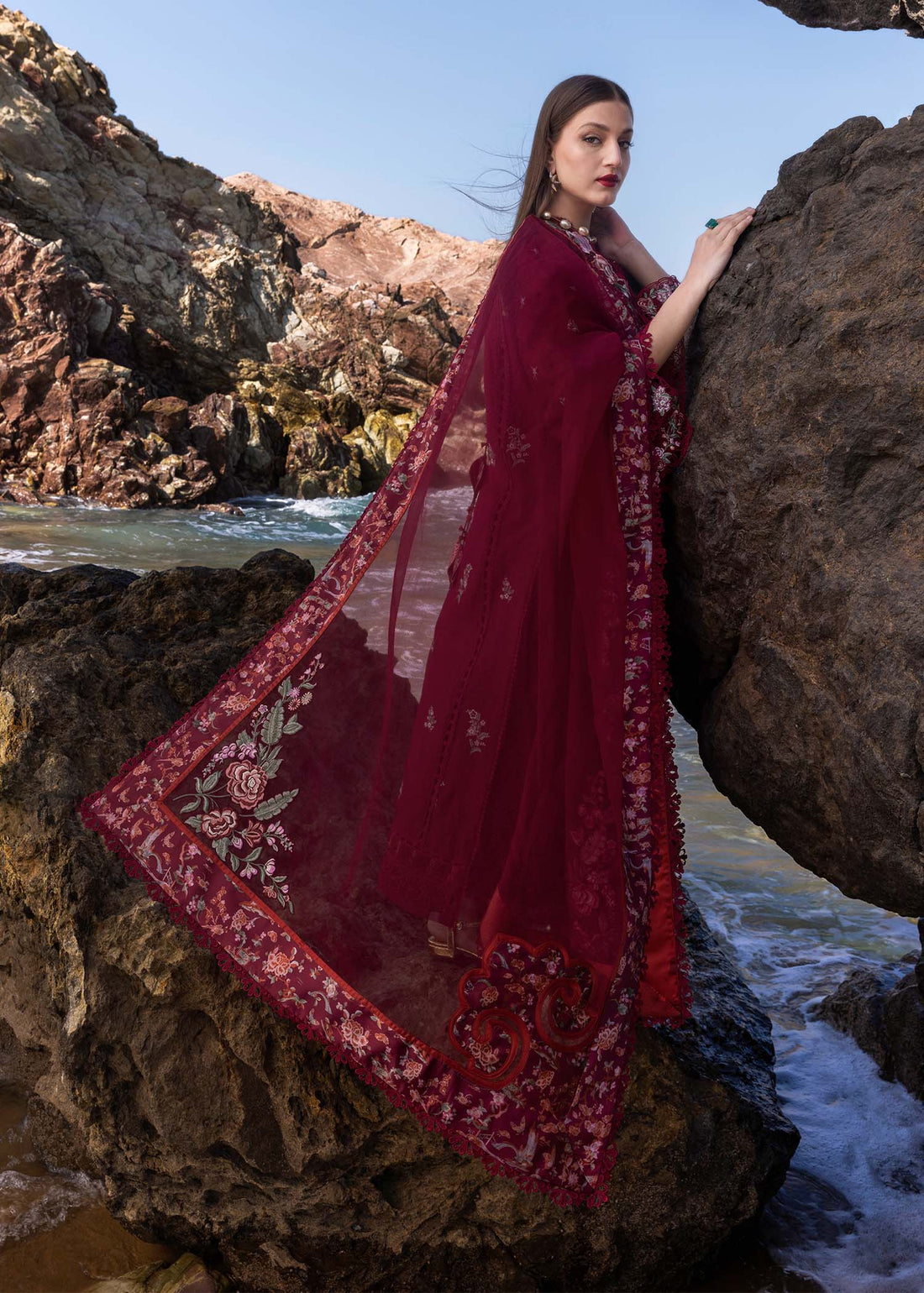 Crimson | Floe by Crimson | Parsi Threads - D5 B - House Of Hania