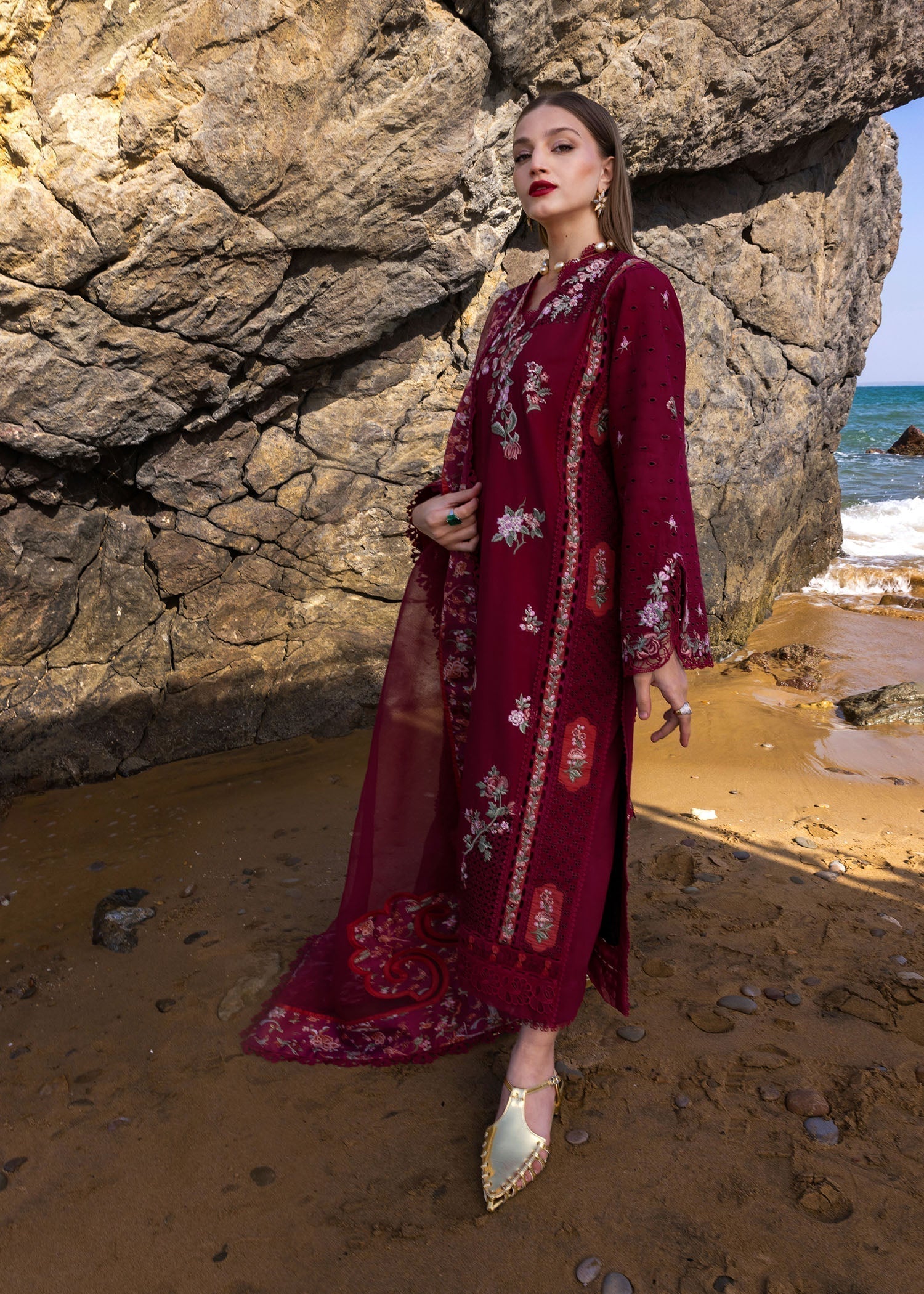 Crimson | Floe by Crimson | Parsi Threads - D5 B - House Of Hania