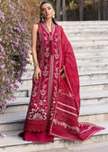Crimson | Flow By Crimson Lawn'26 | A HANDMADE TALE-D5A - House Of Hania