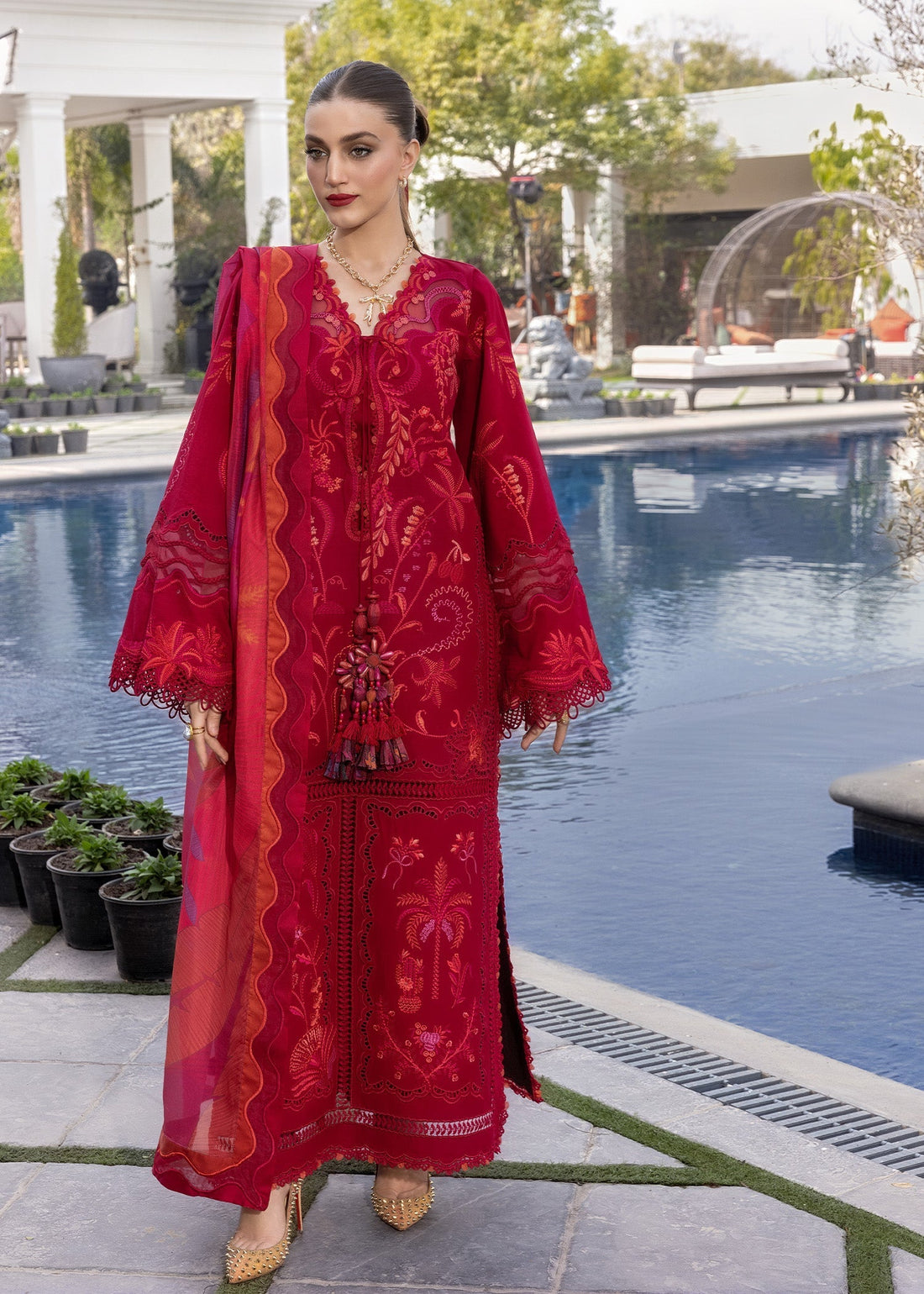 Crimson | Flow By Crimson Lawn'26 | BEAUTY IN BLOOM - D3A - House Of Hania