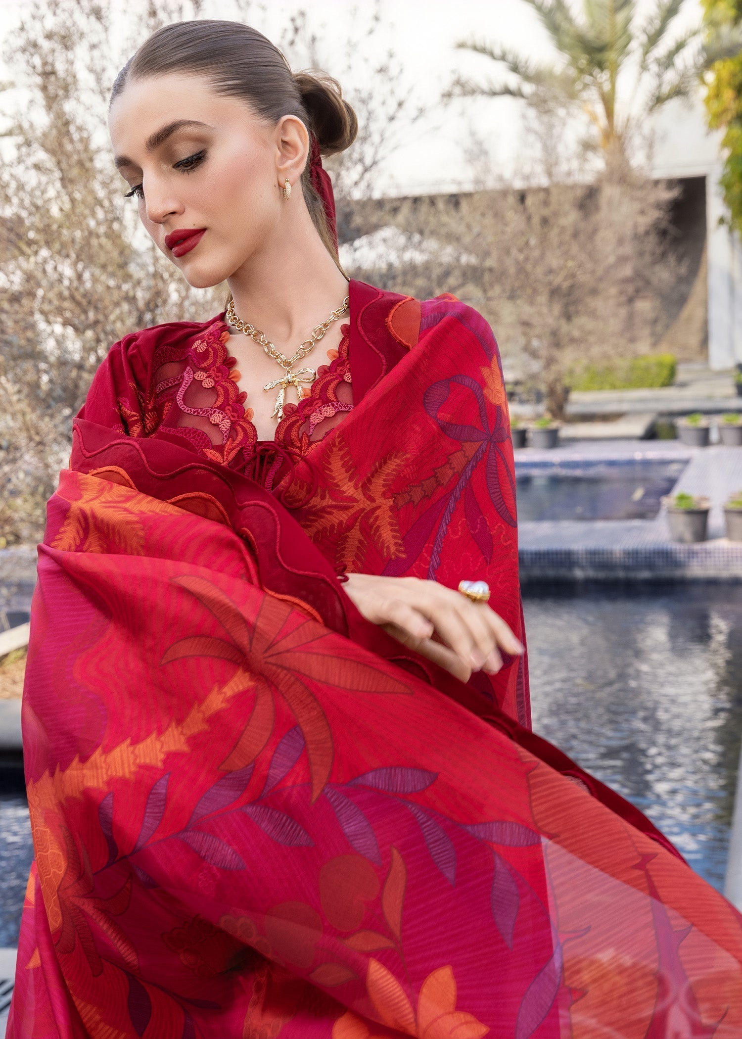 Crimson | Flow By Crimson Lawn'26 | BEAUTY IN BLOOM - D3A - House Of Hania