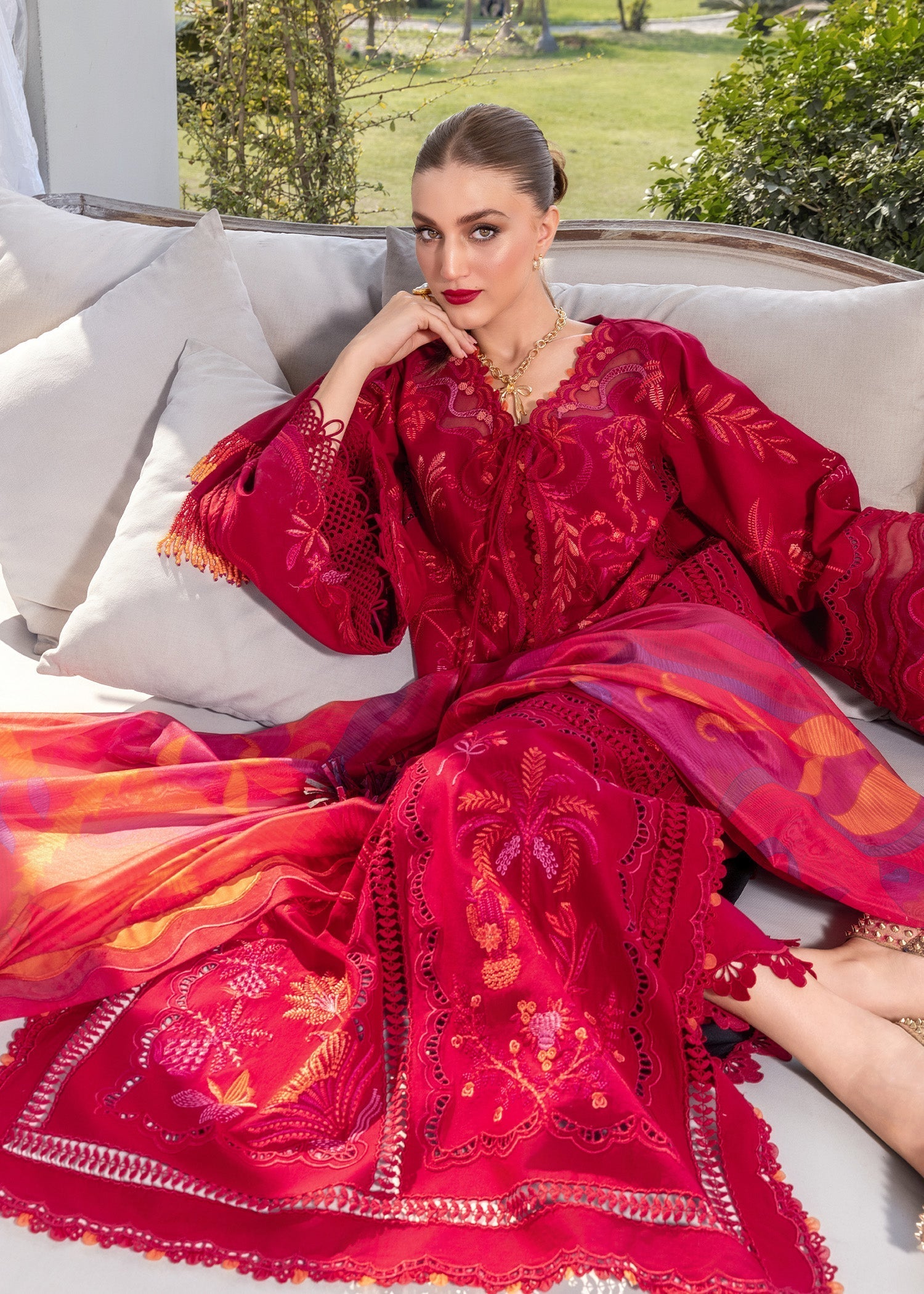 Crimson | Flow By Crimson Lawn'26 | BEAUTY IN BLOOM - D3A - House Of Hania