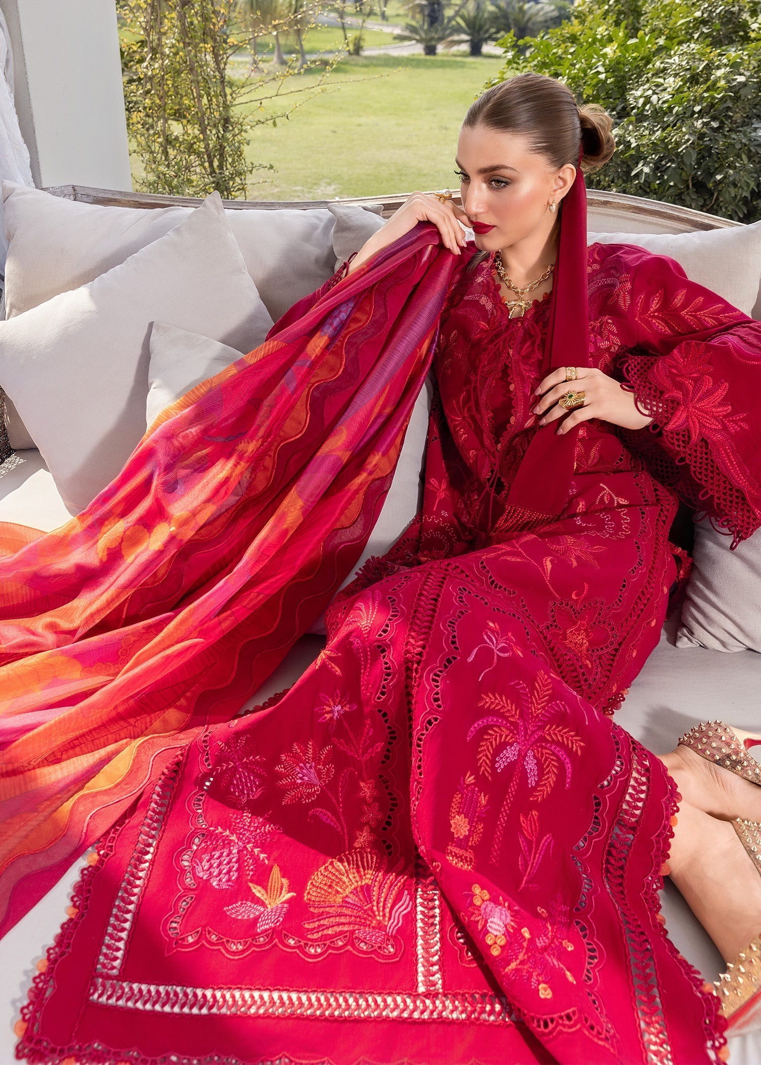 Crimson | Flow By Crimson Lawn'26 | BEAUTY IN BLOOM - D3A - House Of Hania