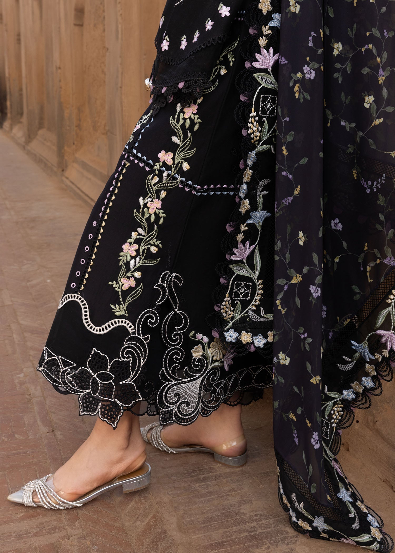 Crimson | Flow By Crimson Lawn'26 | FLORAL SERENITY - D1A - House Of Hania