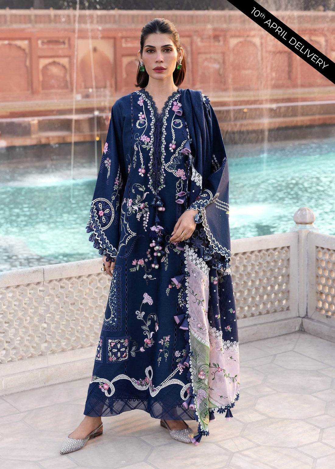 Crimson | Flow By Crimson Lawn'26 | MANIFESTED MEADOWS - D7B - House Of Hania