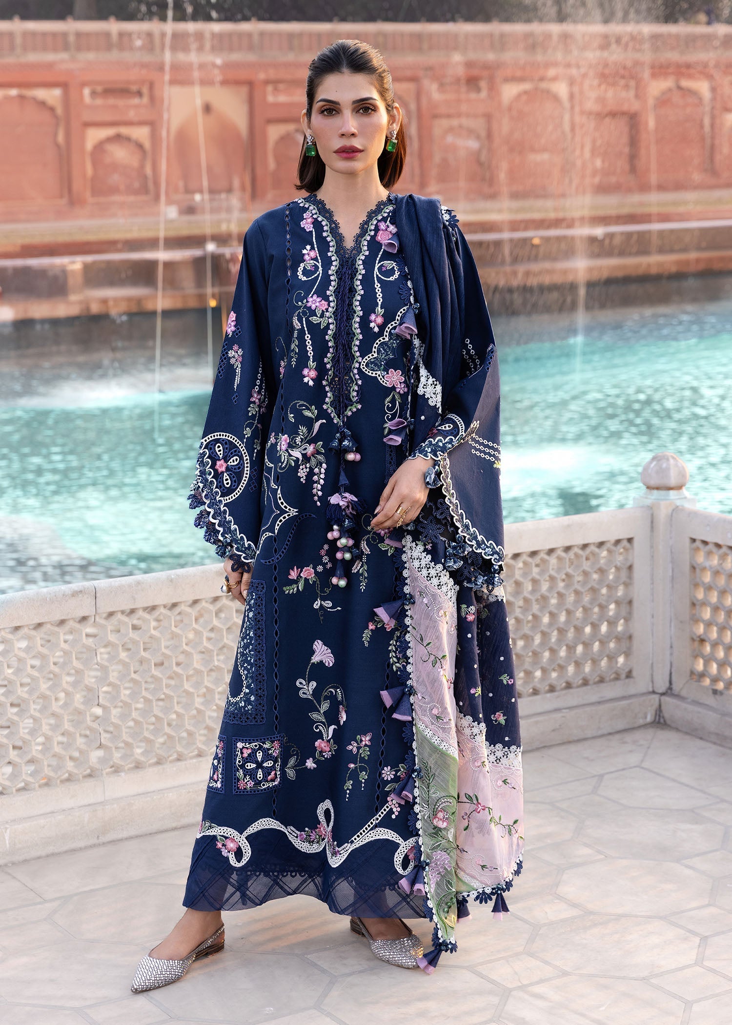 Crimson | Flow By Crimson Lawn'26 | MANIFESTED MEADOWS - D7B - House Of Hania