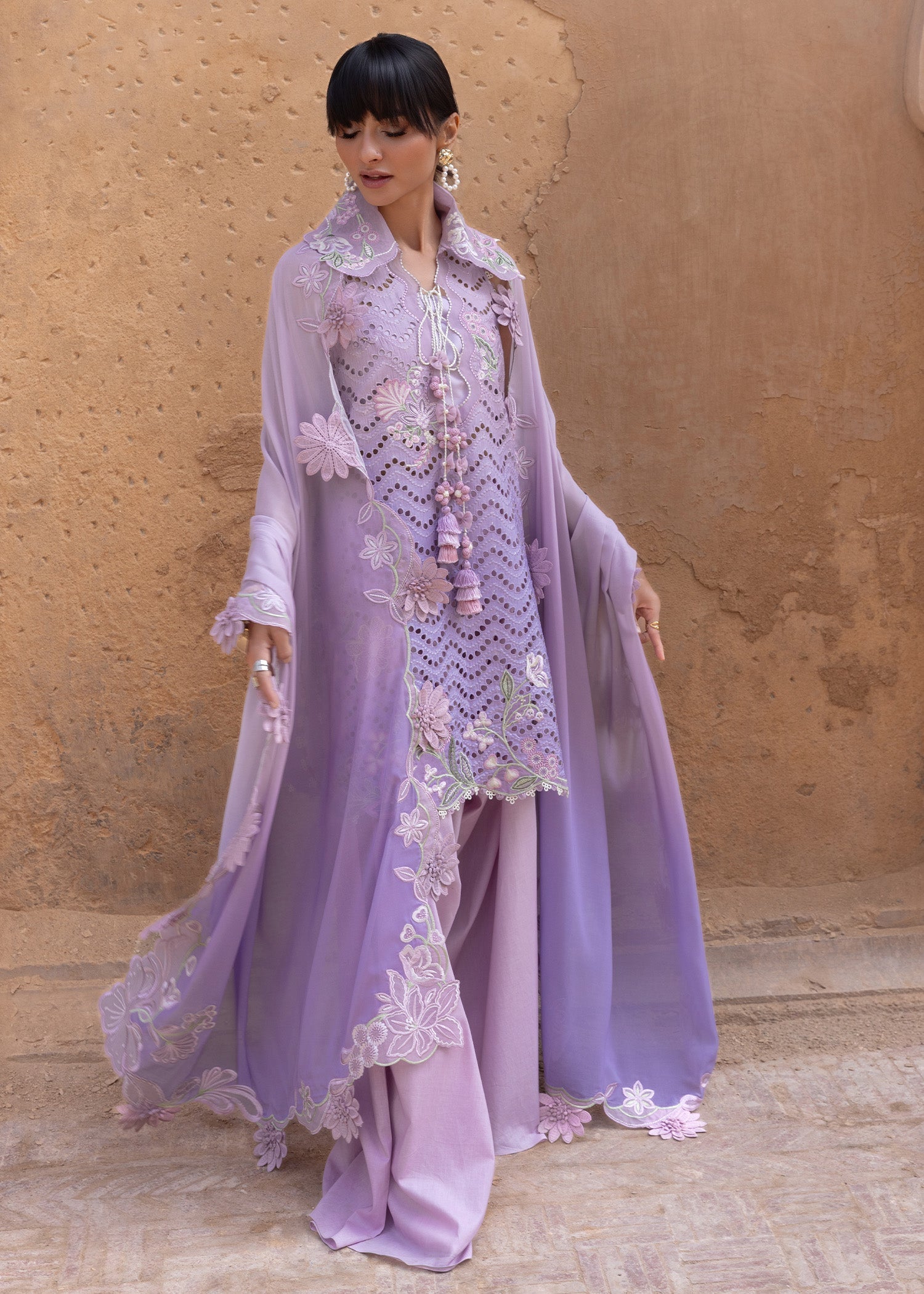 Crimson | Flow By Crimson Lawn'26 | OMBRE LOVE - D8B - House Of Hania