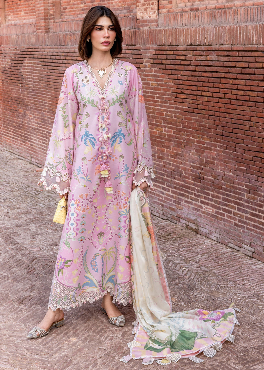 Crimson | Flow By Crimson Lawn'26 | OUT OF MANY HEARTS - D6A - House Of Hania