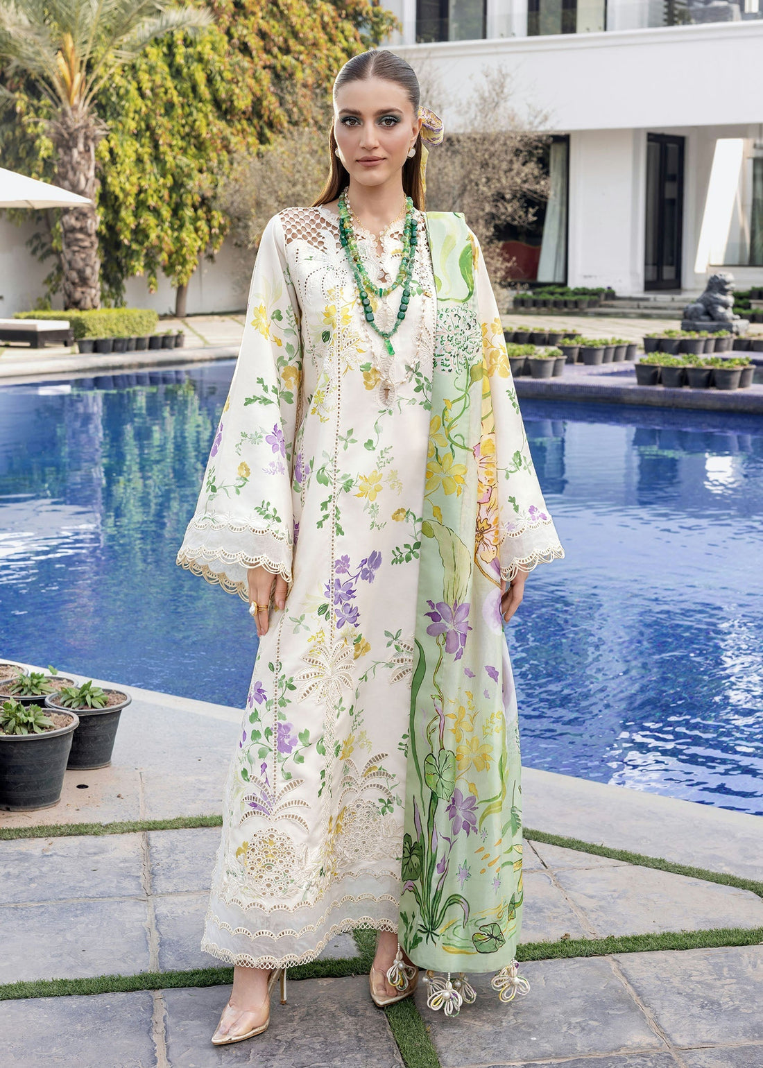 Crimson | Flow By Crimson Lawn'26 | TROPIC TEASE - D4A - House Of Hania