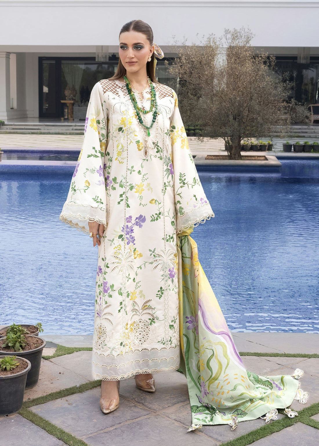 Crimson | Flow By Crimson Lawn'26 | TROPIC TEASE - D4A - House Of Hania