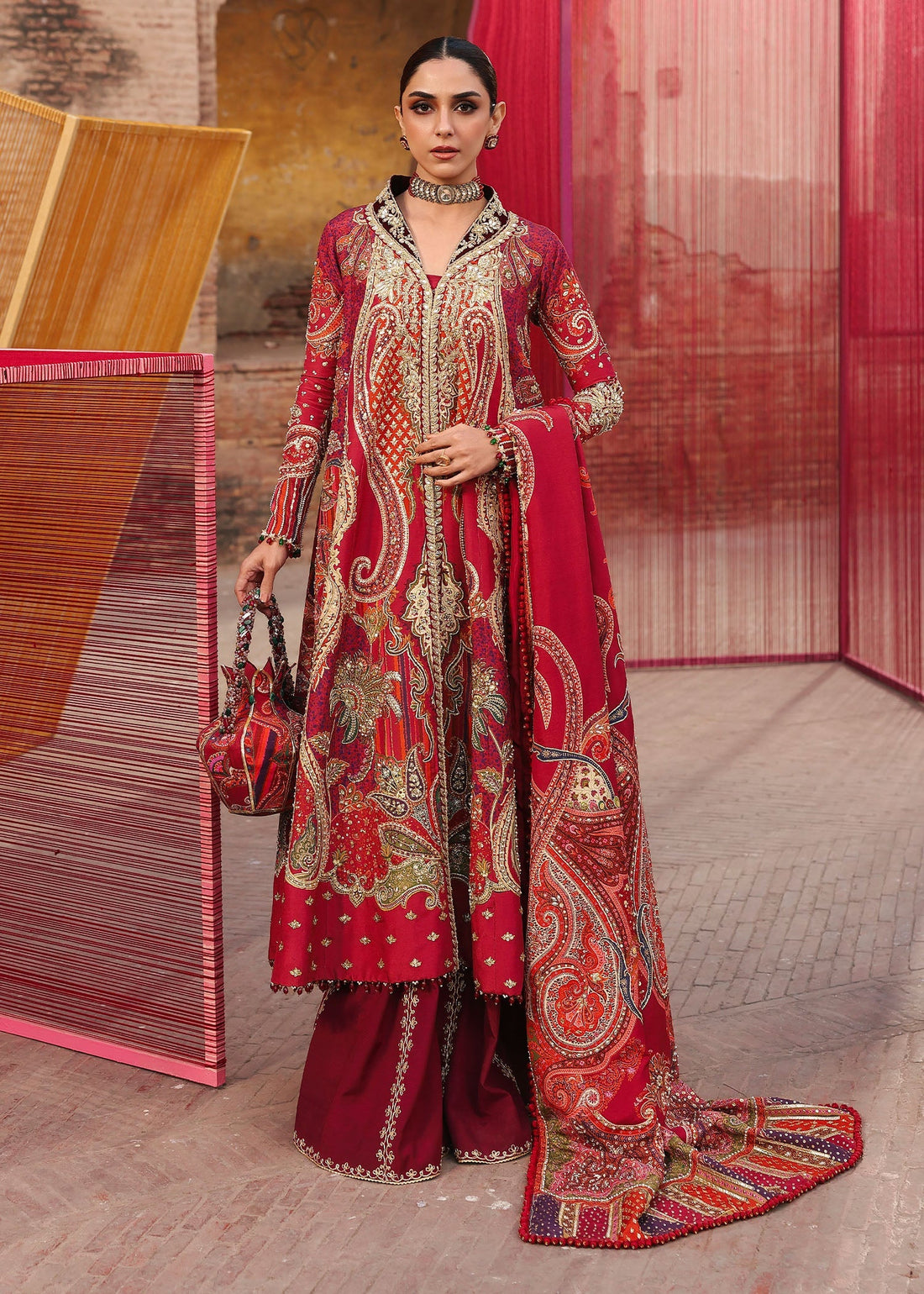 Crimson | JHILMIL | DAMINI - House Of Hania