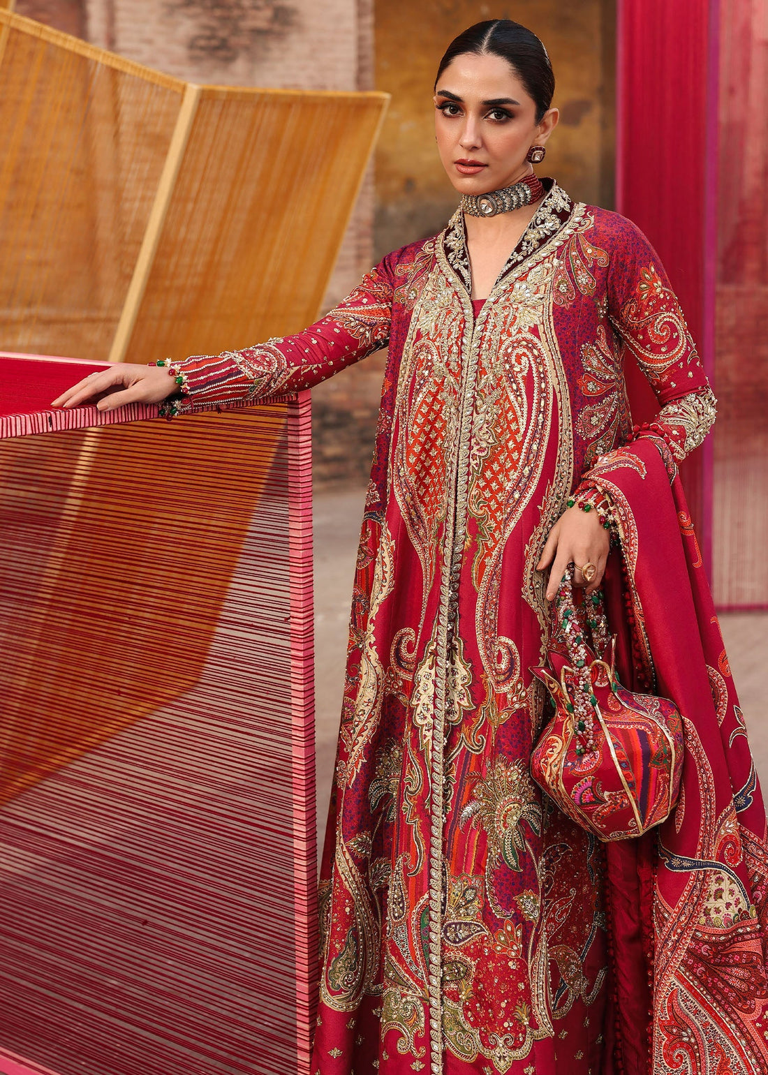 Crimson | JHILMIL | DAMINI - House Of Hania