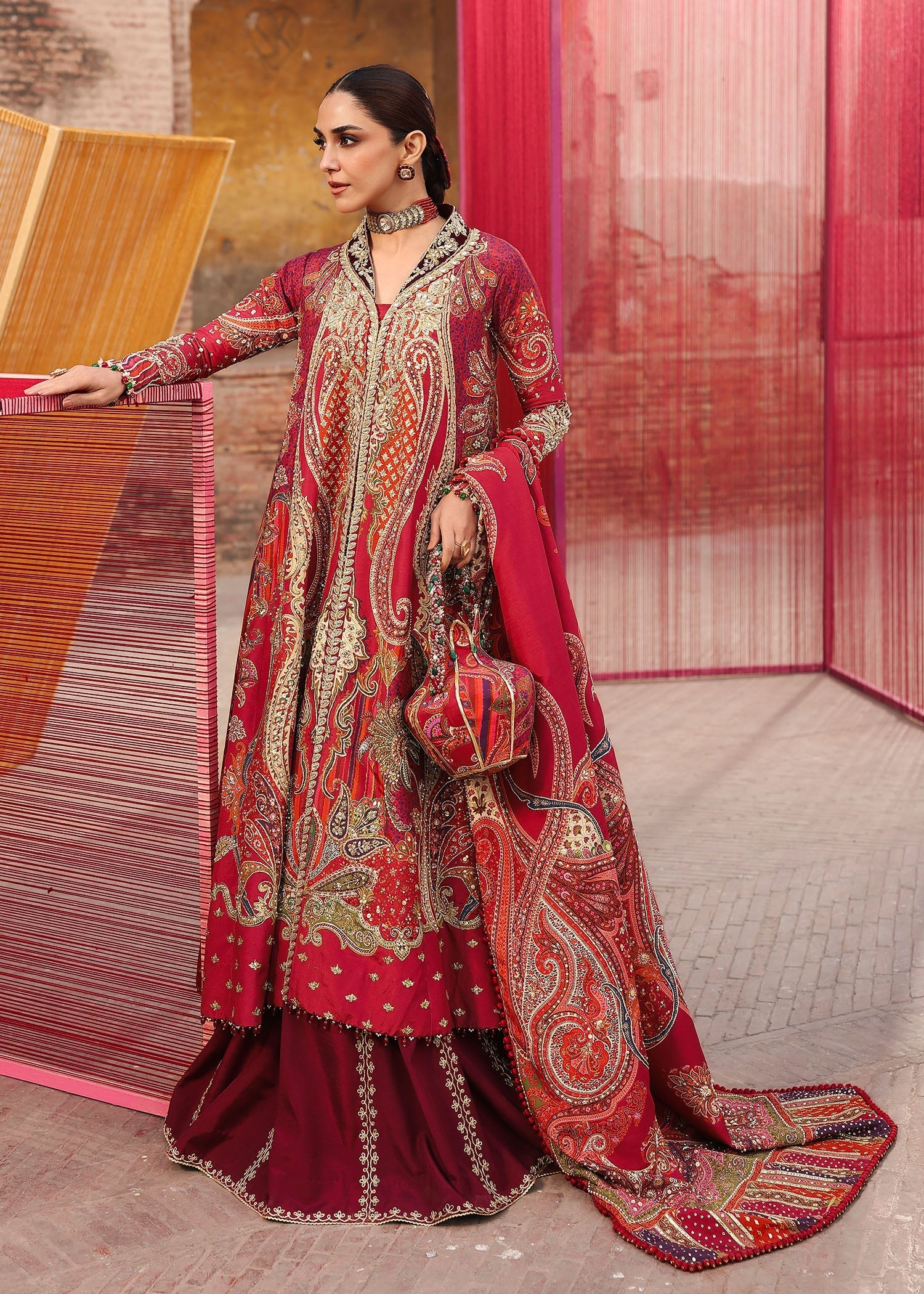 Crimson | JHILMIL | DAMINI - House Of Hania