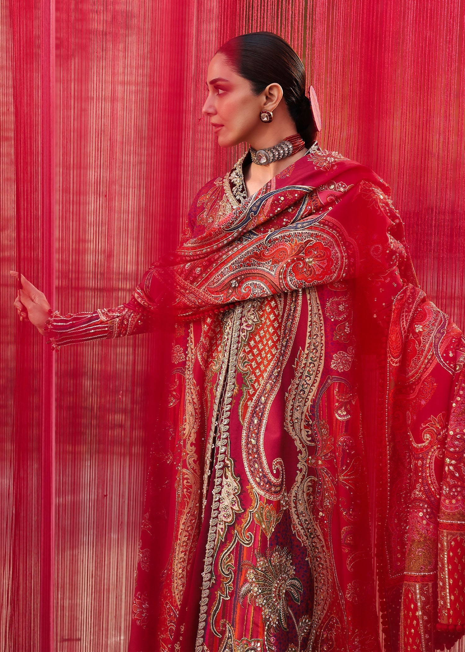 Crimson | JHILMIL | DAMINI - House Of Hania
