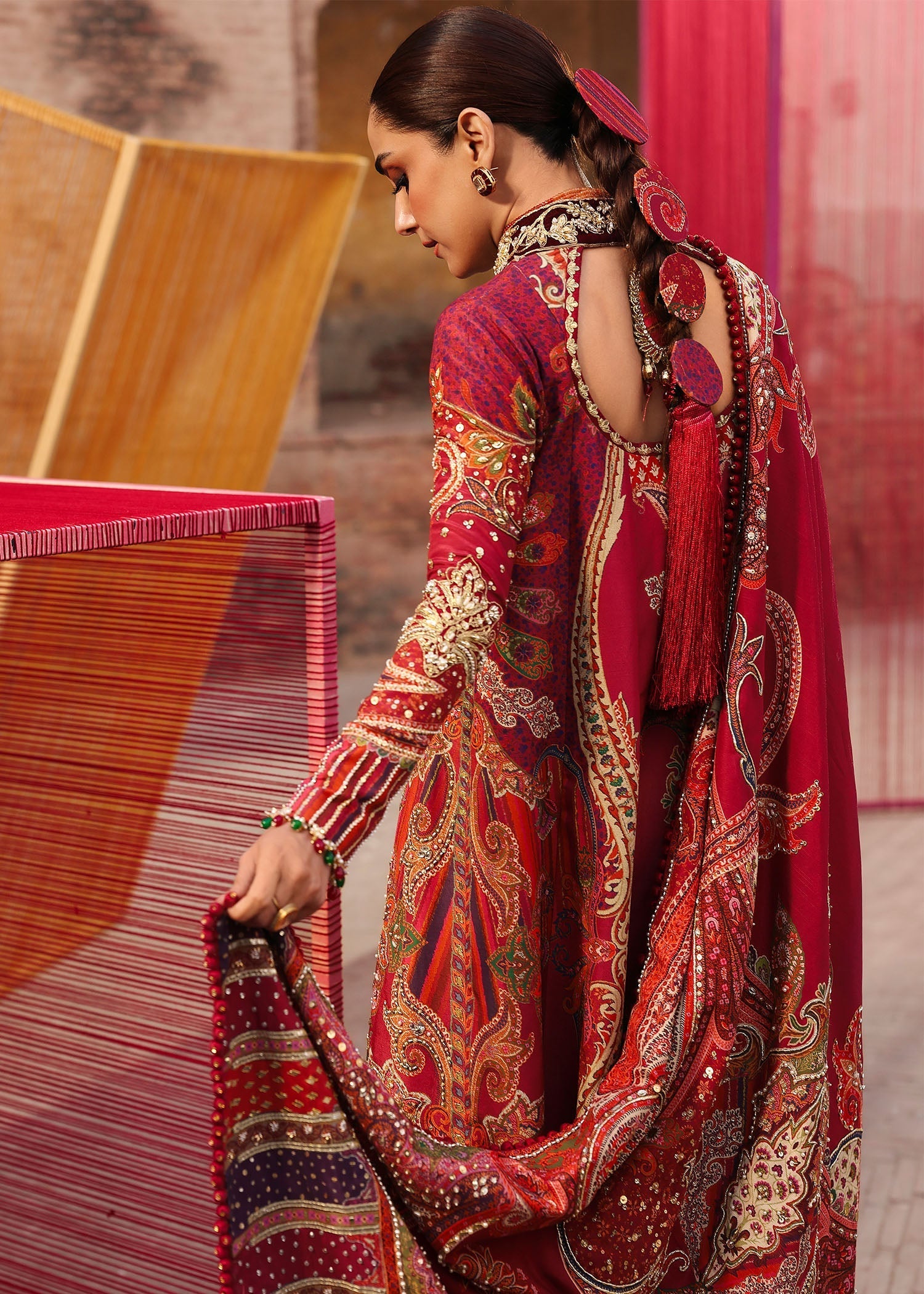 Crimson | JHILMIL | DAMINI - House Of Hania