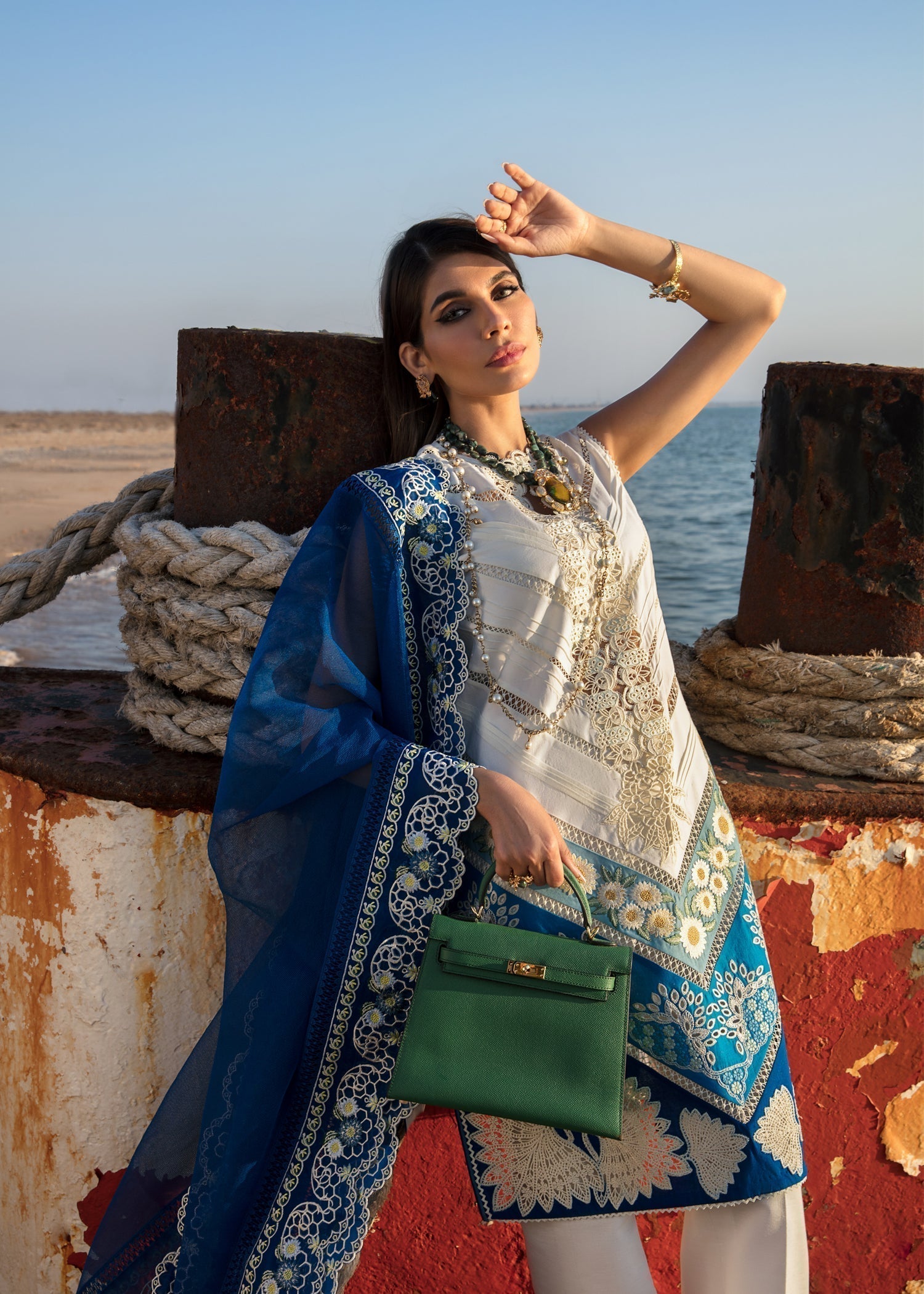 Crimson LUXURY LAWN’23 – Summery Medley – D6 A - House Of Hania