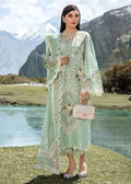Crimson | Lawn 2024 | A French Brunch - Sage - House Of Hania