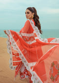Crimson | Lawn 24 | Stars of Fire - Fiesta Coral - House Of Hania