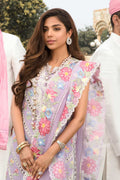 Crimson Luxury Lawn by Saira Shakira 22 - 6A A Floral Affair - TC-109 - Chikankari - House Of Hania