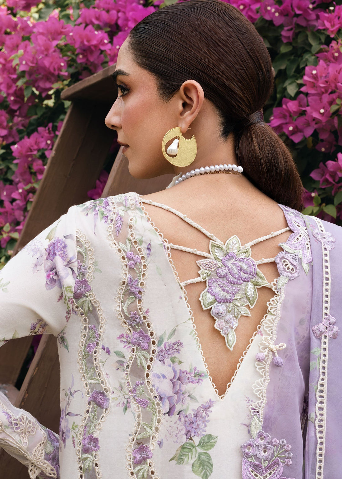 Crimson | Tasawar 25 | LAVENDER FALL - D5B - House Of Hania