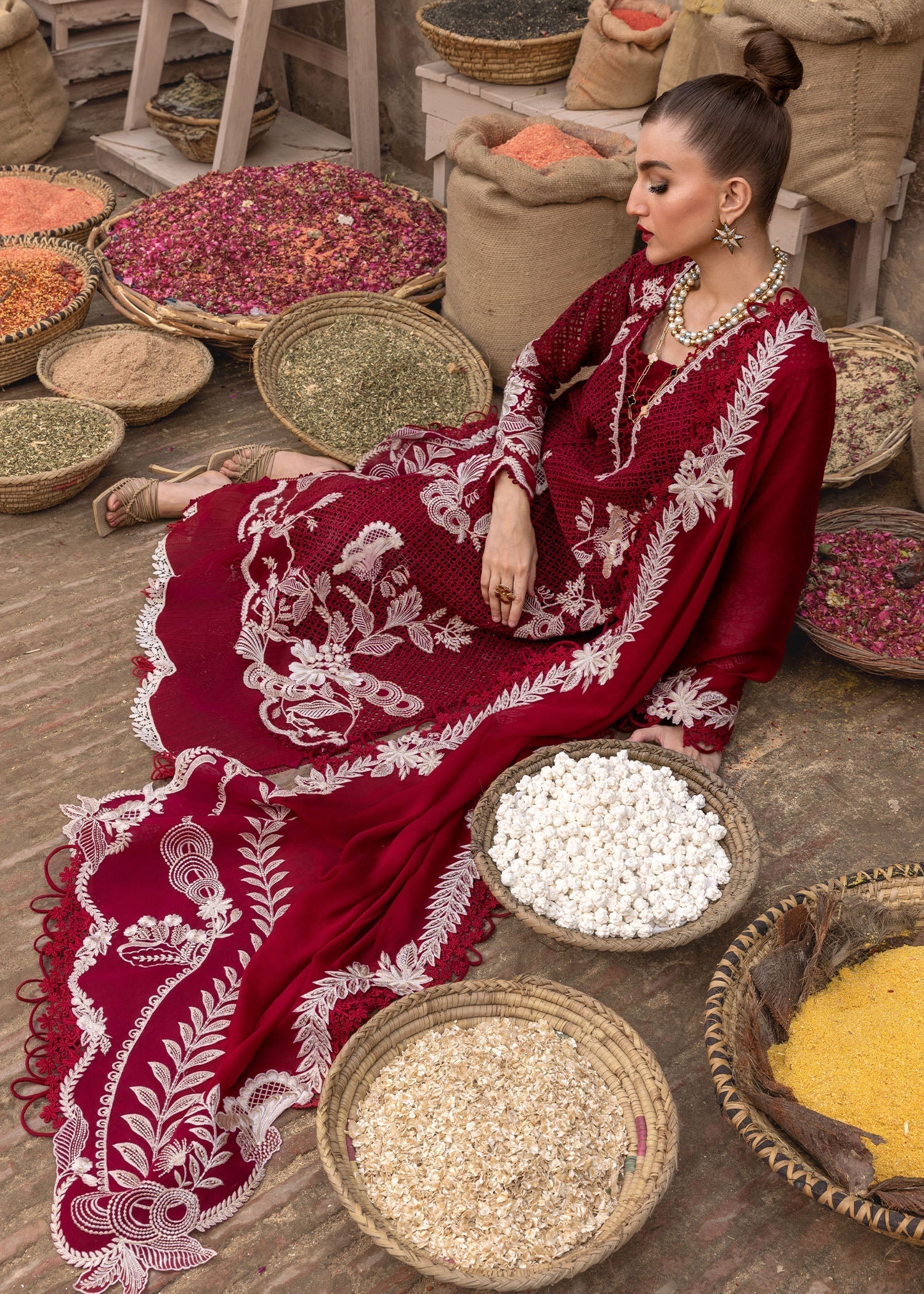 Crimson | Tasawar 25 | ONE TRUE LOVE - D6A - House Of Hania