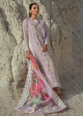 Crimson X Saira Shakira Lawn 2022 - D7 Chikkankari Reinvented A Amethyst - TC-140 - House Of Hania