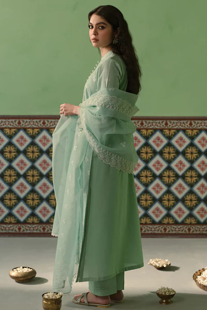 Cross Stitch | Chikankari Lawn | FLORAL WAVE - House Of Hania