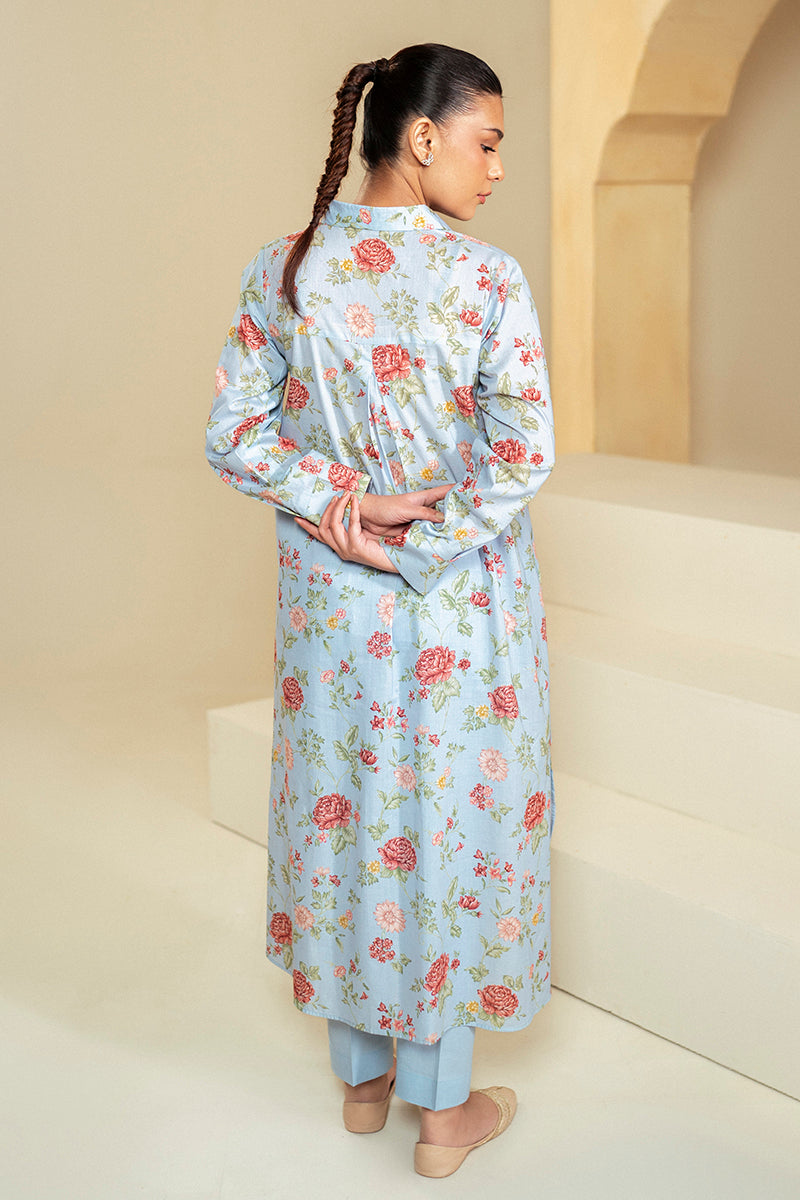 Cross Stitch | Daily Lawn 24 | CHAMBRAY DREAM-2 PIECE LAWN SUIT - House Of Hania