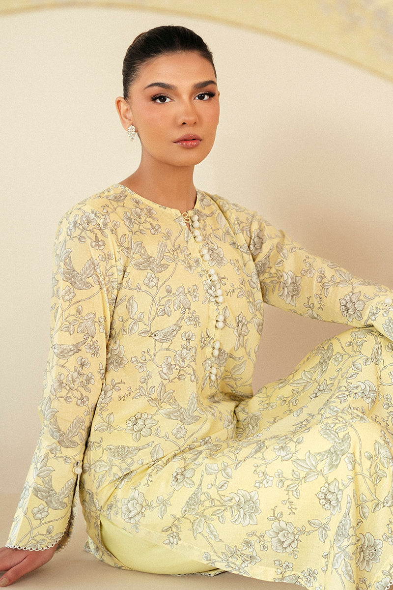 Cross Stitch | Daily Lawn 24 | CREAM BRULEE-3 PIECE LAWN SUIT - House Of Hania