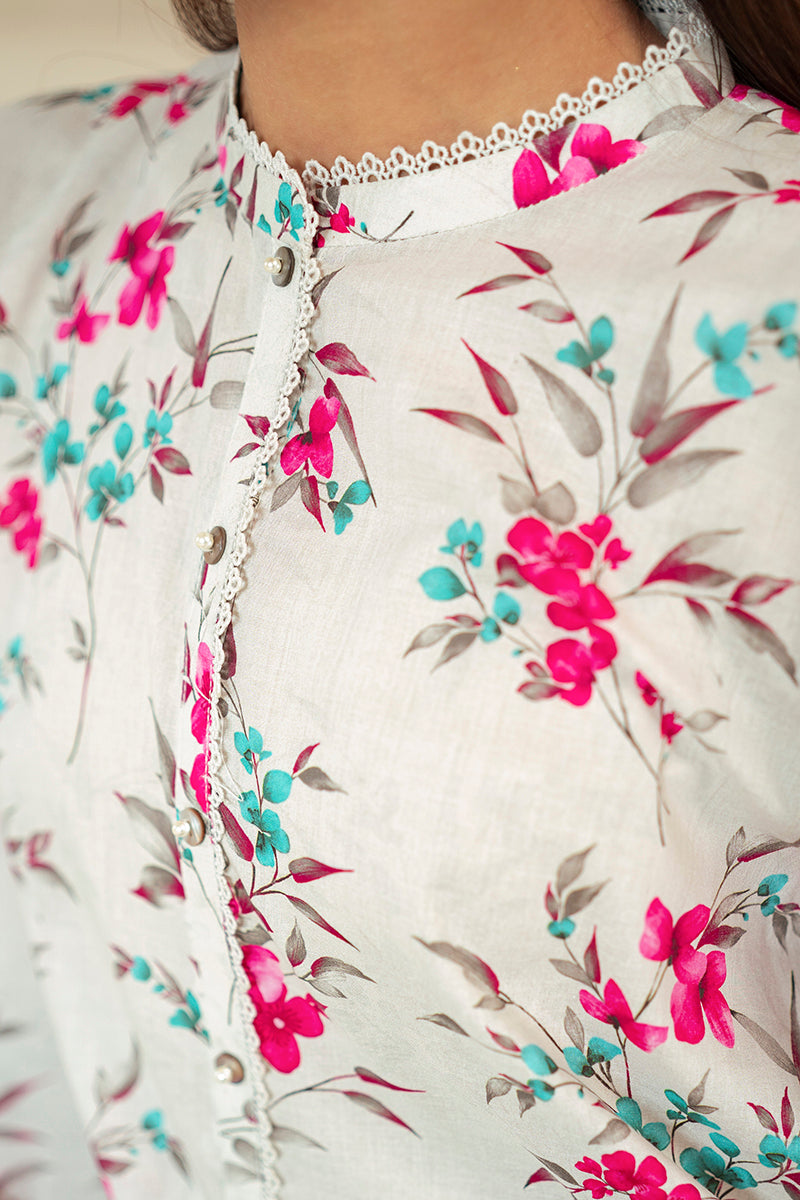 Cross Stitch | Daily Lawn 24 | FOGGY DEW-2 PIECE LAWN SUIT - House Of Hania