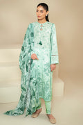 Cross Stitch | Daily Lawn 24 | MINTY MEADOW-3 PIECE LAWN SUIT - House Of Hania