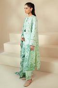 Cross Stitch | Daily Lawn 24 | MINTY MEADOW-3 PIECE LAWN SUIT - House Of Hania