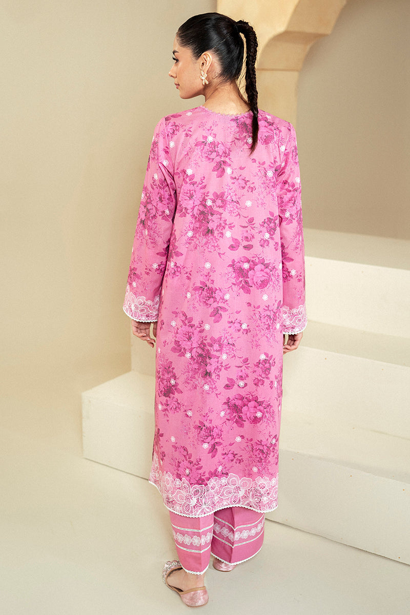 Cross Stitch | Daily Lawn 24 | MOON LIGHT-2 PIECE LAWN SUIT - House Of Hania