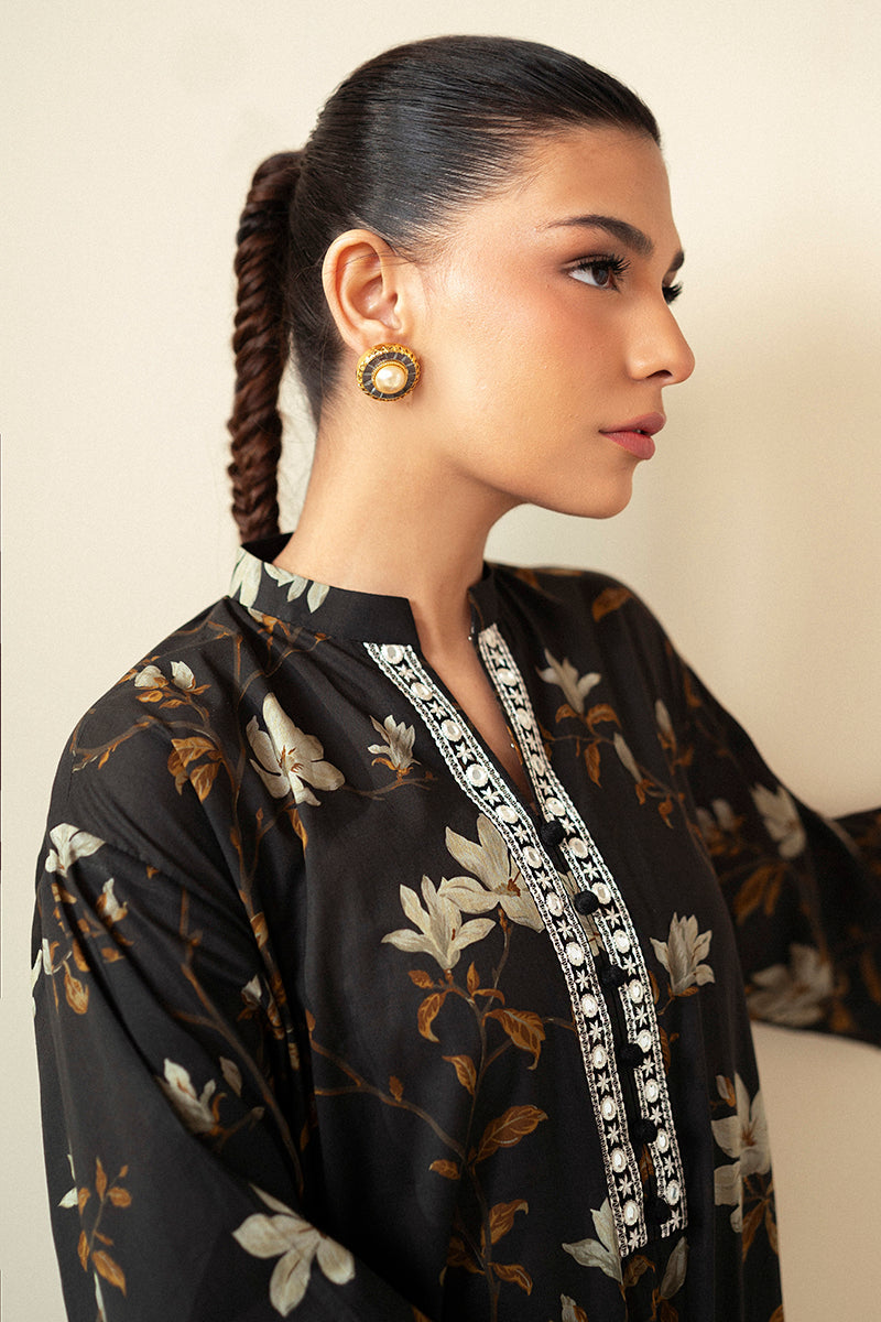 Cross Stitch | Daily Lawn 24 | RAVEN SERENITY-2 PIECE LAWN SUIT - House Of Hania