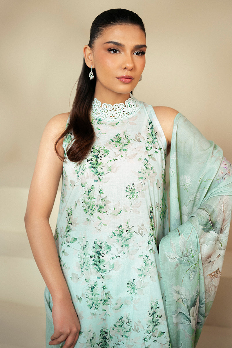 Cross Stitch | Daily Lawn 24 | ROSE GARLAND-3 PIECE LAWN SUIT - House Of Hania