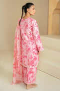 Cross Stitch | Daily Lawn 24 | SHADED PINK-3 PIECE LAWN SUIT - House Of Hania